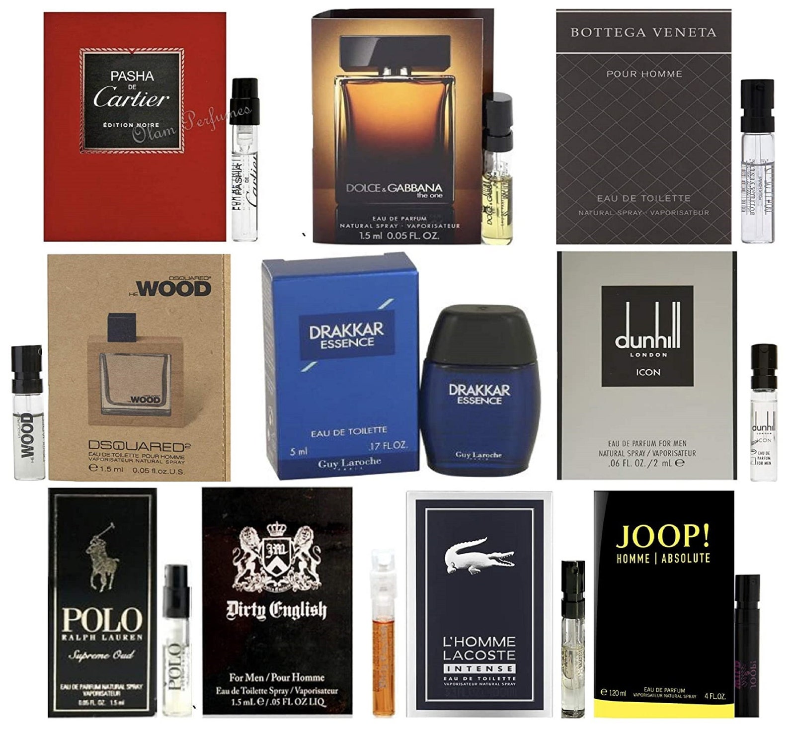 Men's Cologne Collection Men's Designer Fragrance Etsy