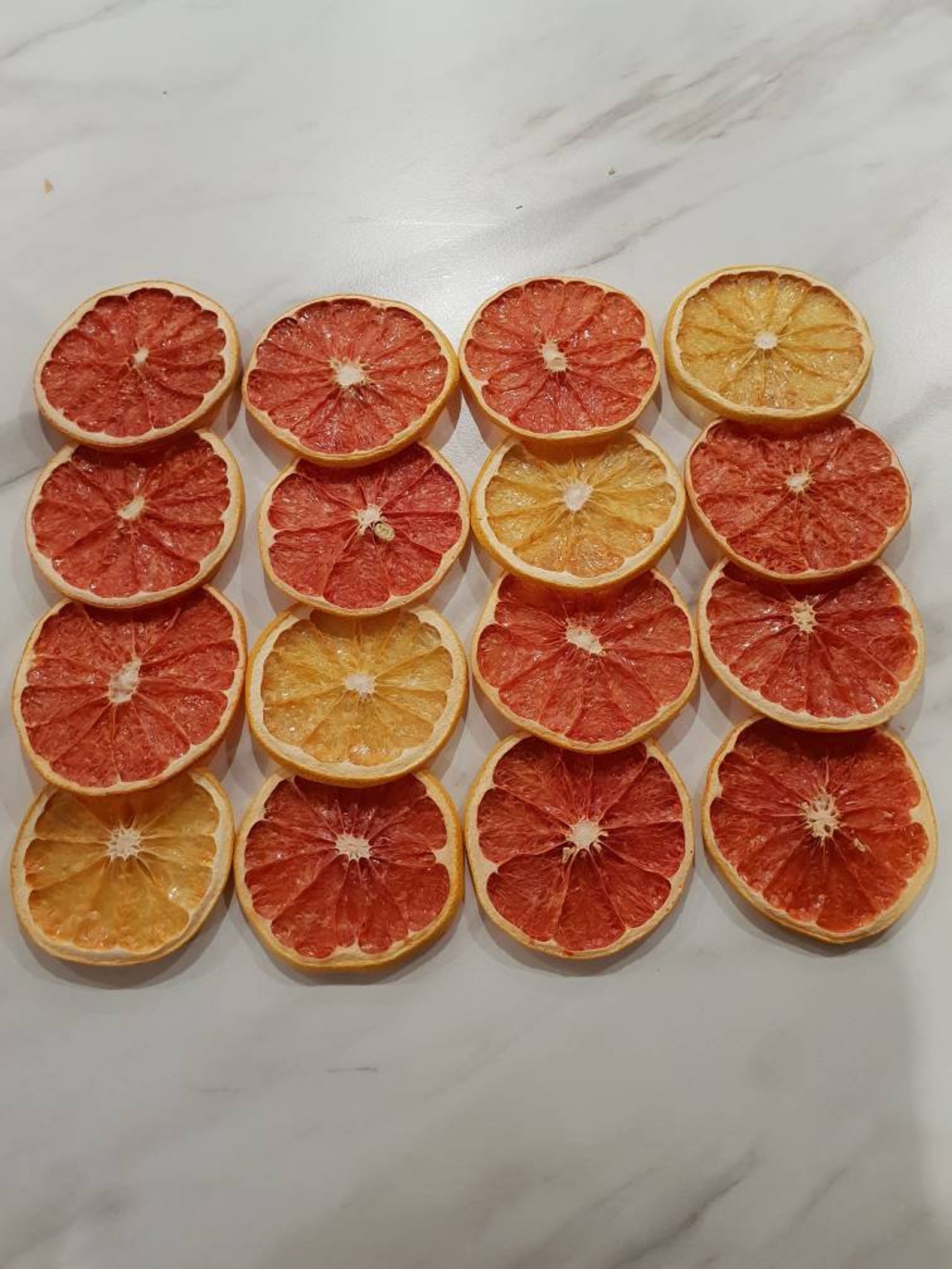 Set of 20 dried slices grapefruit dried decorative Etsy
