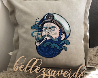 Coussin en lin « Sailor Ole »