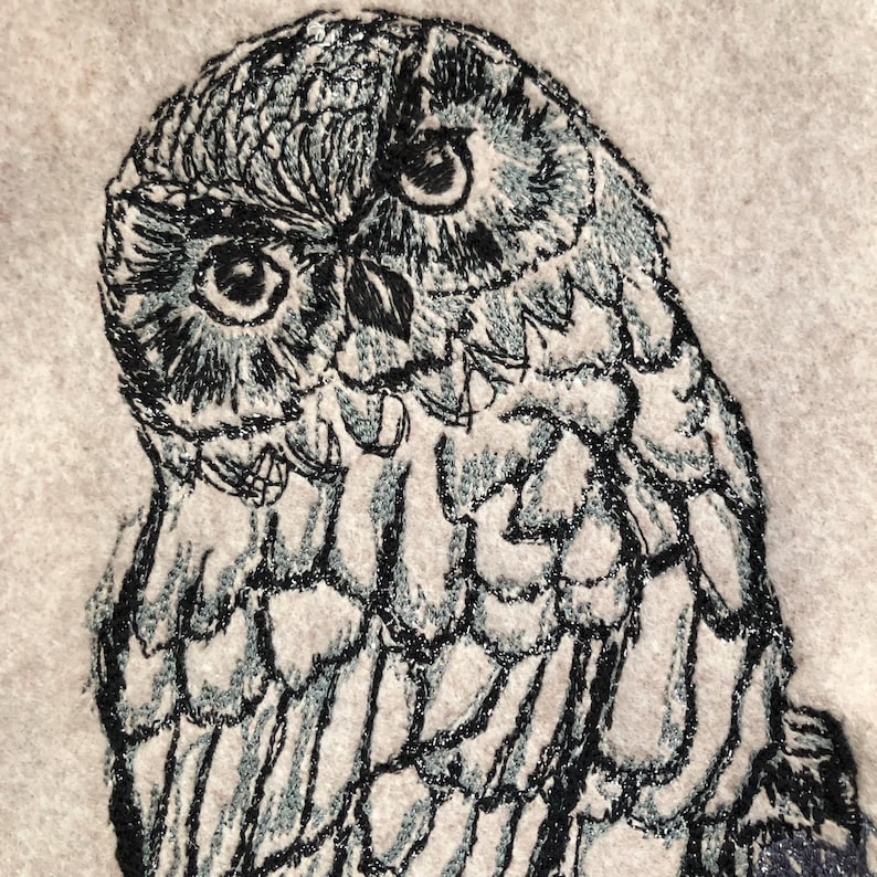 Beautiful Hot Water Bottle Cover Made of Embroidered Wool Fabric