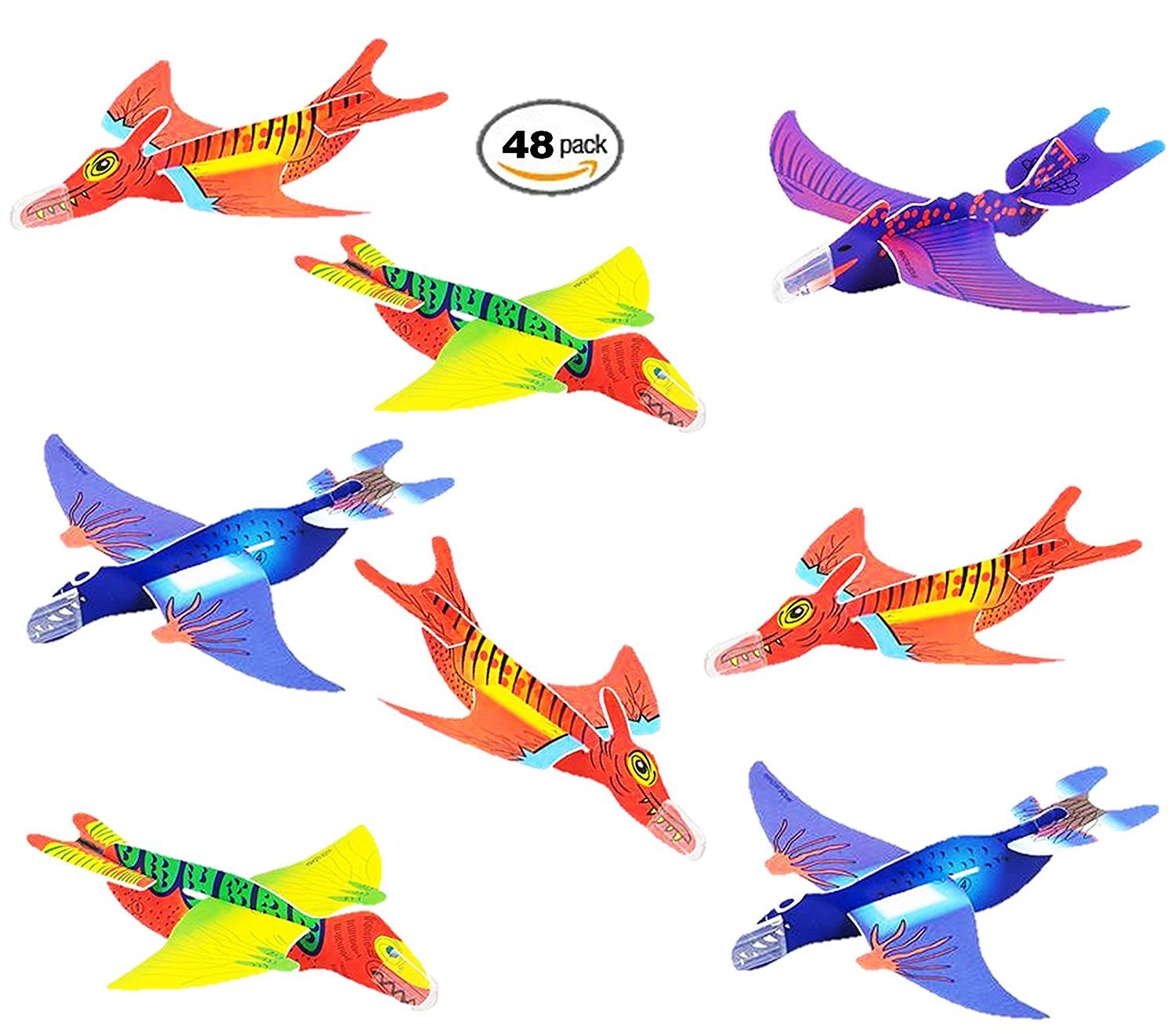 7 1/2" Dinosaur Gliders 48 Pack 7 1/2" Dinosaur Gliders 48 Pack