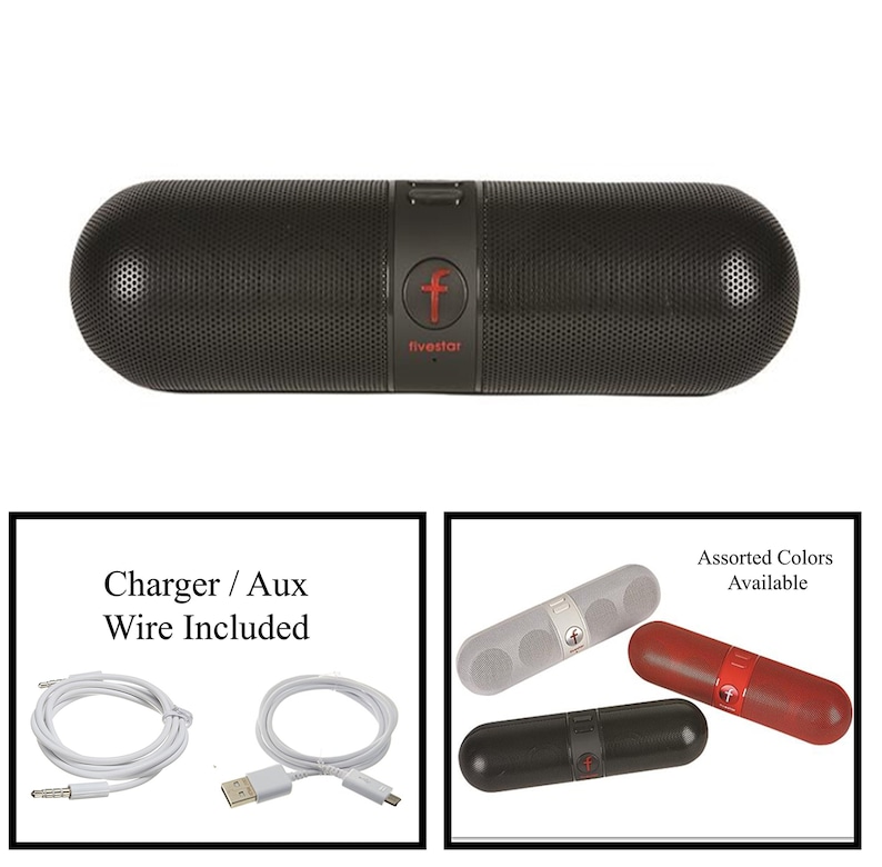 USB Bluetooth and Radio Enabled Mini Loud Party Speakers Great Gift Mini Wireless Loud Speaker 8 Portable Speaker with Bass