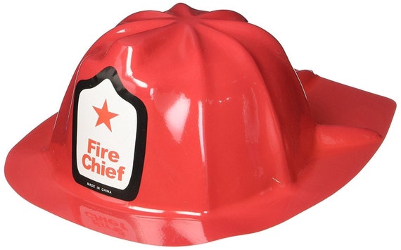 Kids Red Firefighter Hat 12pk | Etsy 