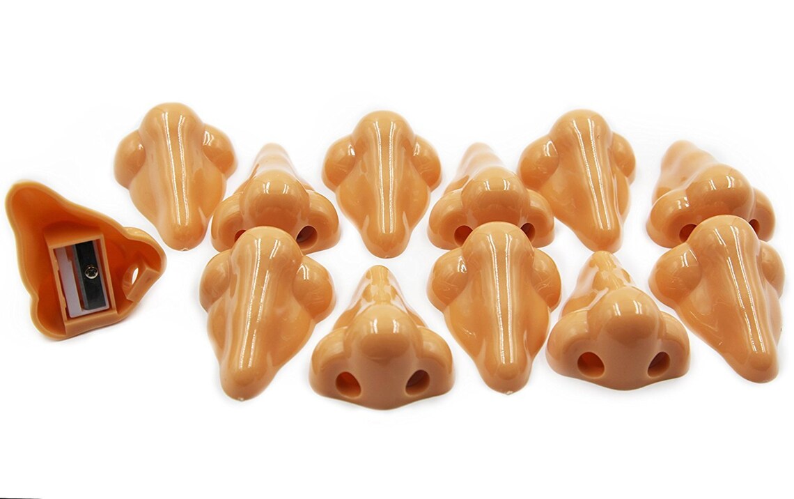 12 Funny Nose Pencil Sharpeners Play Kreative TM Etsy