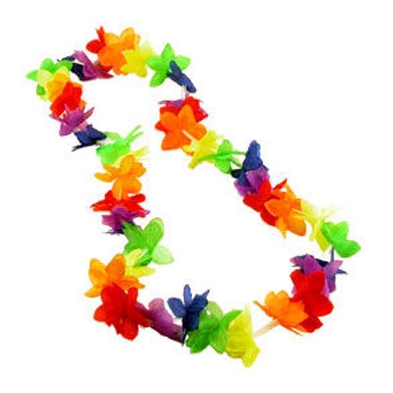 Hawaiian Leis Colorful Assortment 50 pk