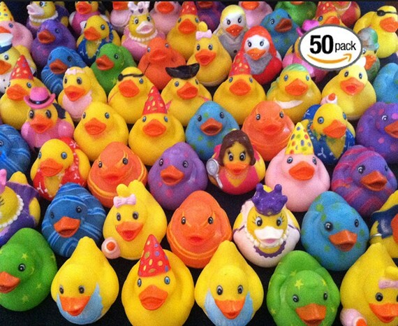 50 rubber ducks