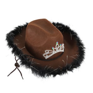 Brown Light up Tiara Cowgirl Dress up 