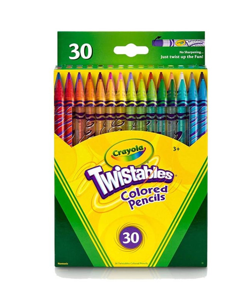 Crayola Twistables Colored Pencils 50 Count Etsy