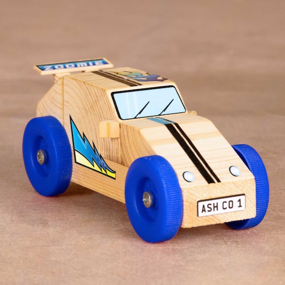 Wood Craft Kit for Kids Build Zoomie the Race Car Etsy