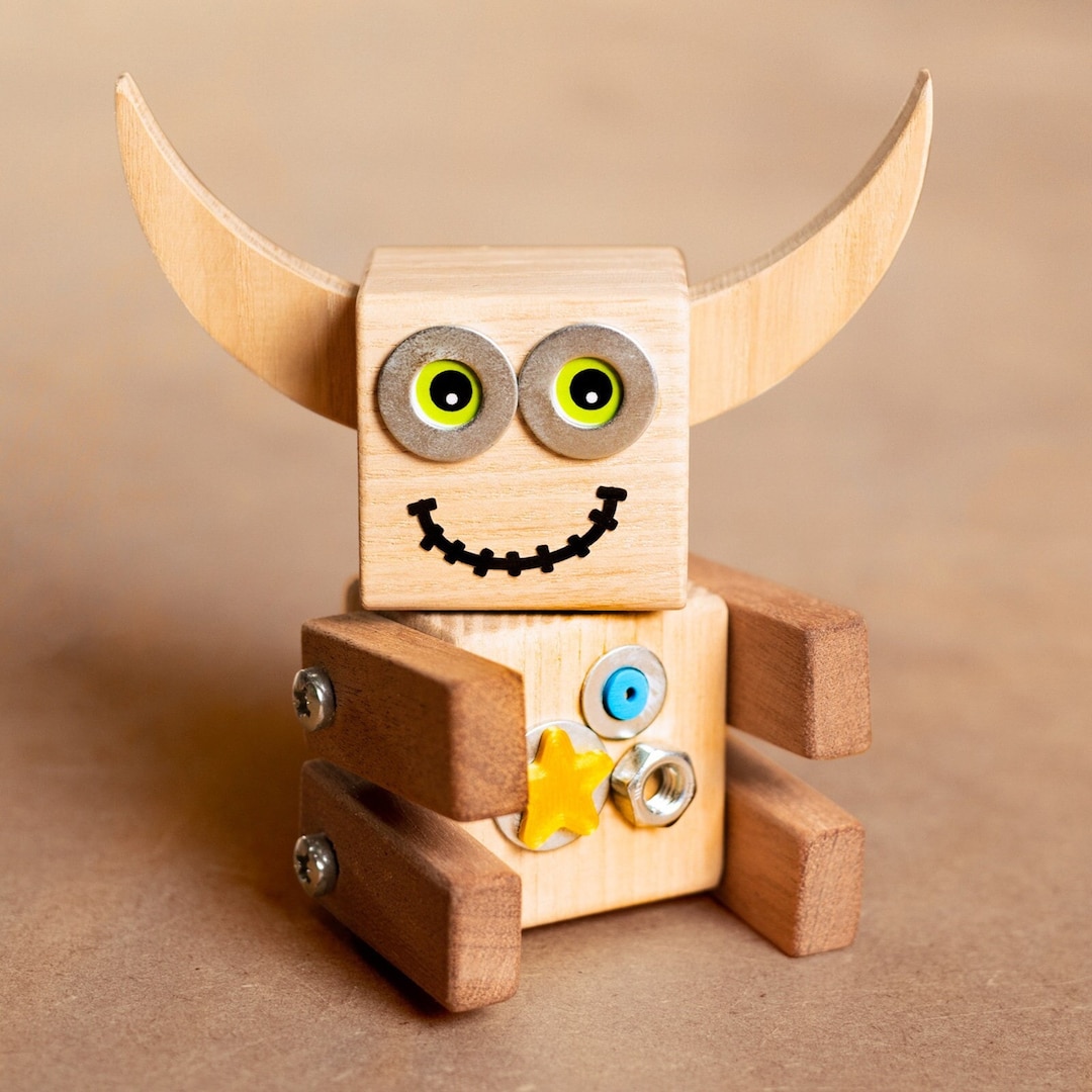 Wood Craft Kit for Kids, Build Morty the Monster Etsy