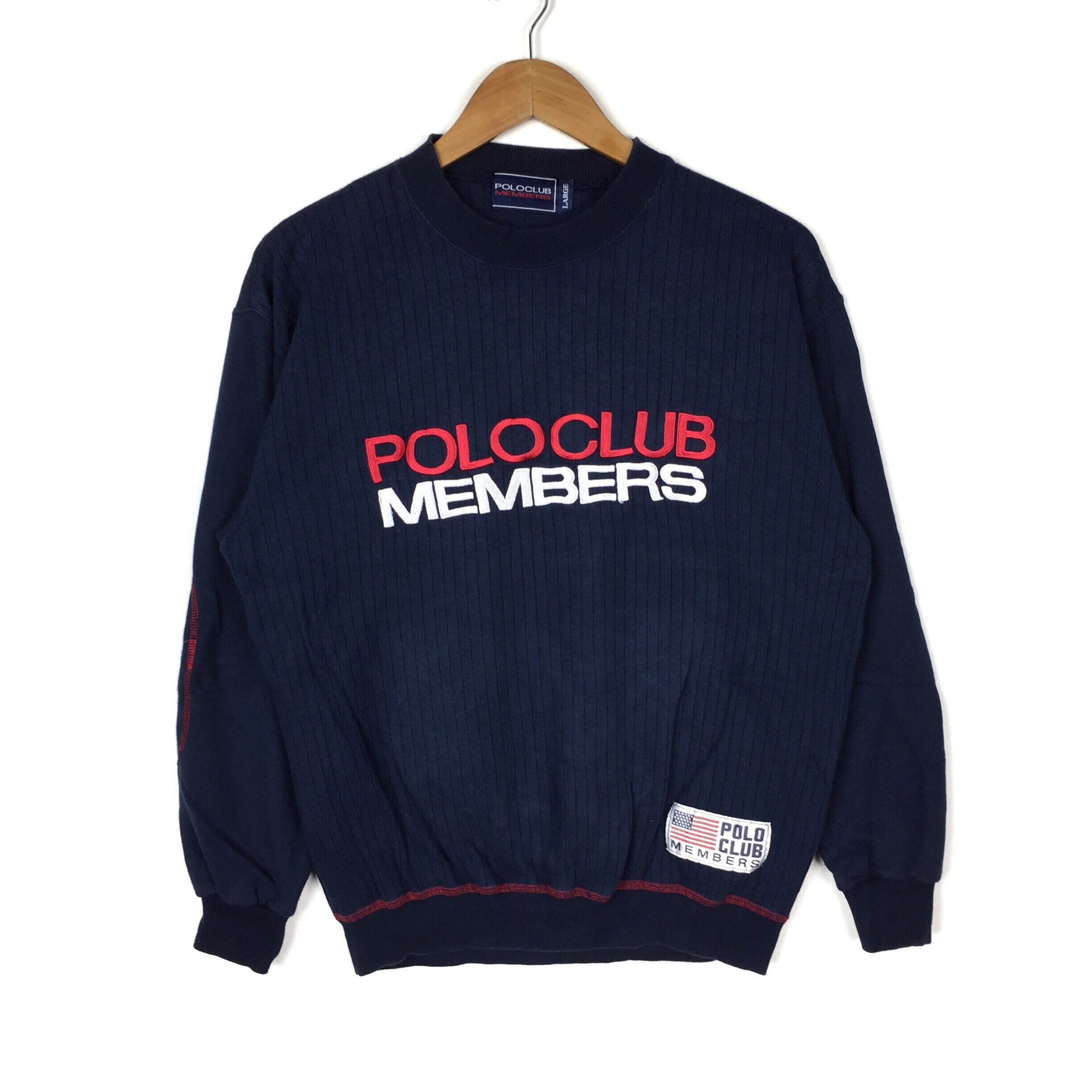 Rare Polo club sweatshirt crewneck spellout big logo jumper | Etsy