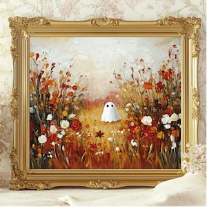 PDF &quot;Lovely Ghost&quot; Cross Stitch Pattern DMC Pattern Keeper Compatible, Instant Download
