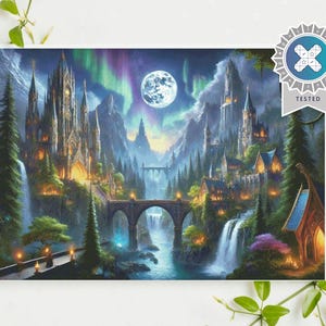 PDF &quot;Elven Kingdom&quot; Cross Stitch Pattern DMC, Pattern Keeper Compatible, Instant Download