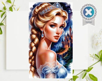 PDF "Cinderella Fantasy" Kreuzstichmuster DMC Sofortiger Download, Kompatibel mit Pattern keeper