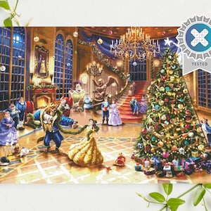 PDF "Weihnachtsfeier" Kreuzstichmuster DMC, Pattern Finder Kompatibel, Sofort Download!
