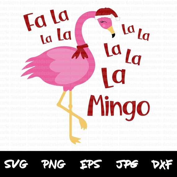 Download Christmas Flamingo Svg Christmas Svg Files Christmas Etsy