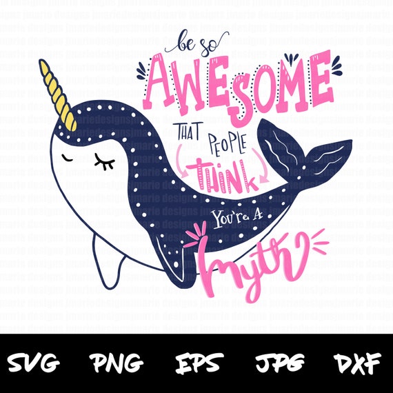Download Narwhal Svg File Cute Narwhal Cut Files Commercial Use Cut Etsy