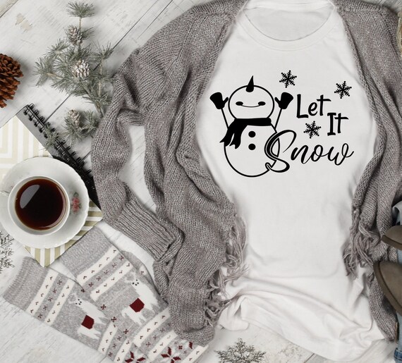 Download Let It snow svg cute snowman svg file winter cut files for ...