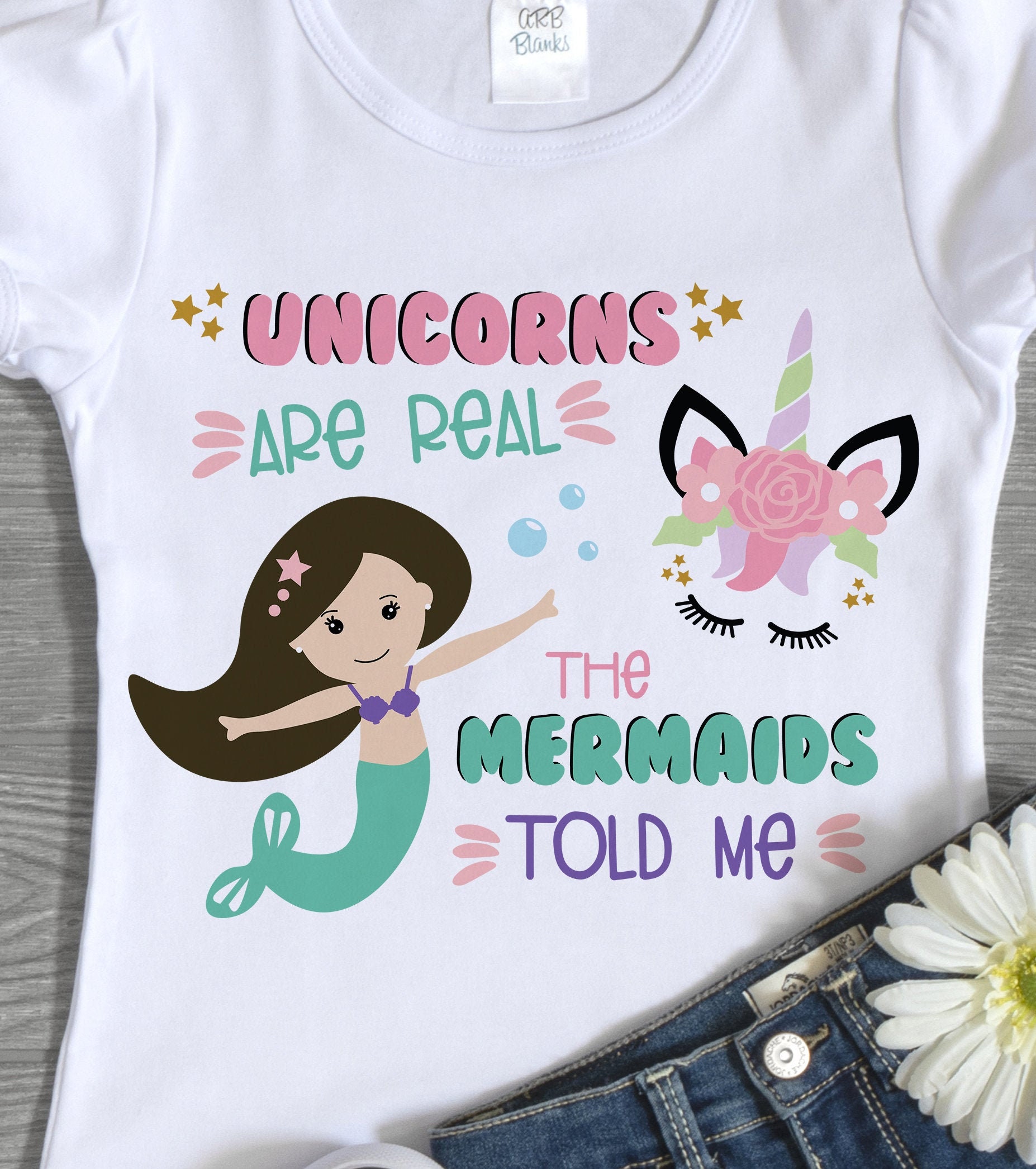 Unicorns Are Real The Mermaid Told Me So Funny Gift T Shirt Unicorns Are Real The Mermaid Told Me So Funny Gift T Shirt