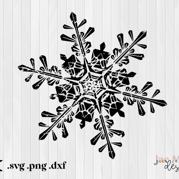 Distressed snowflake svg, grunge snowflake, christmas svg files, cricut dvg, silhouette svg, holiday clipart, sublimation, iron on design