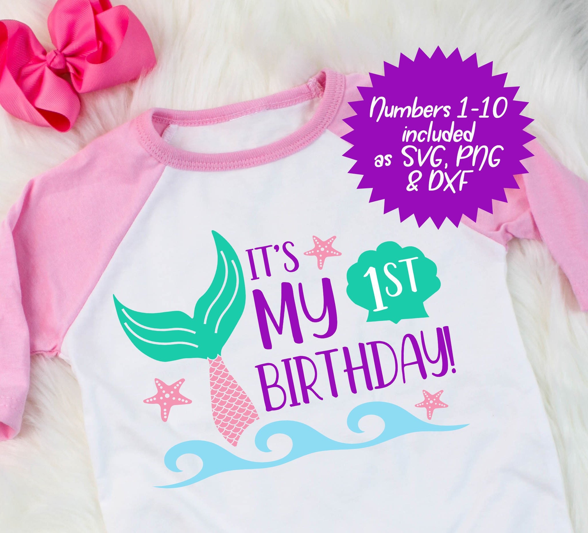 Free Free 281 Mermaid Family Birthday Svg SVG PNG EPS DXF File