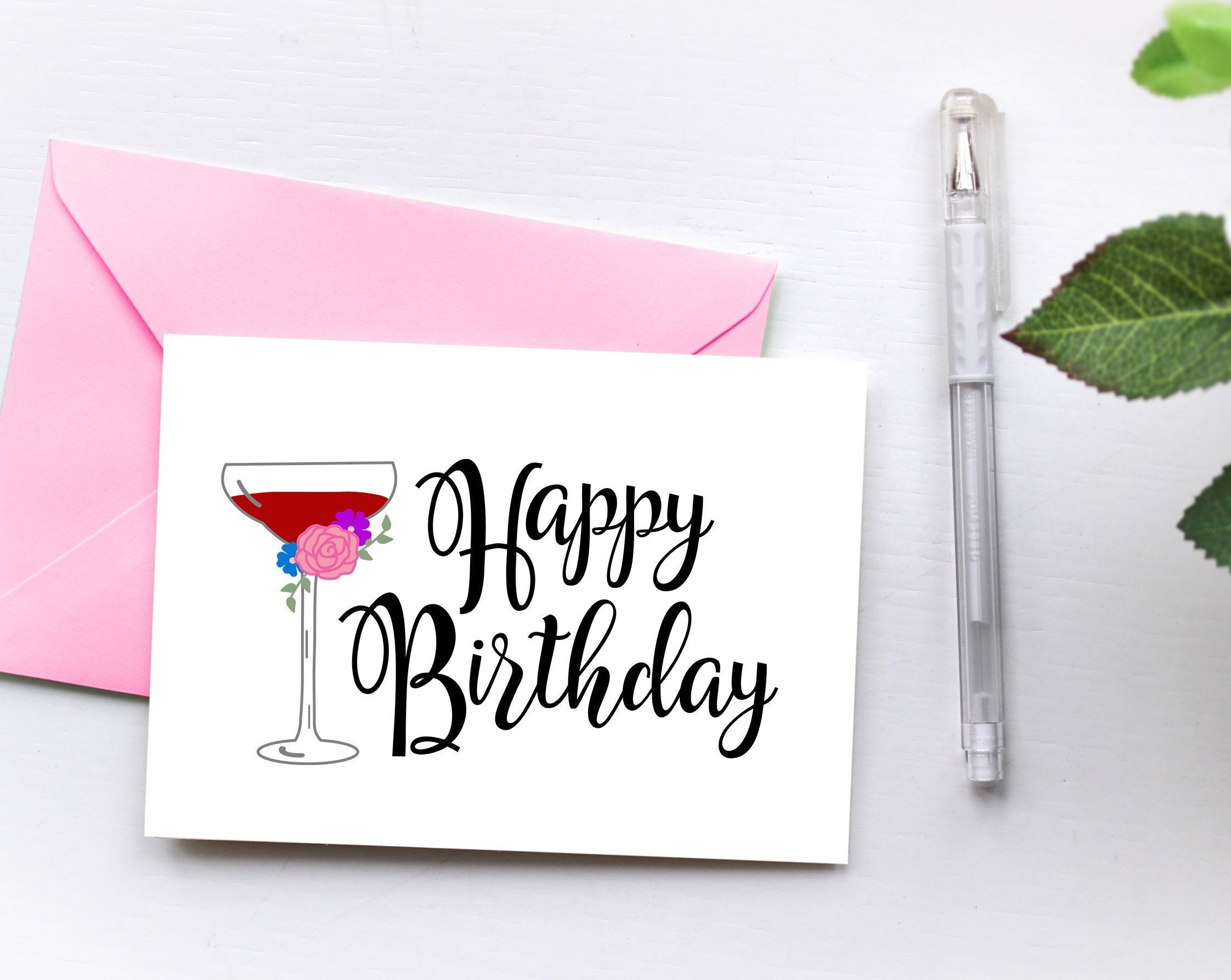 Download Happy Birthday Svg File Clipart To Make Birthday Cards Etsy