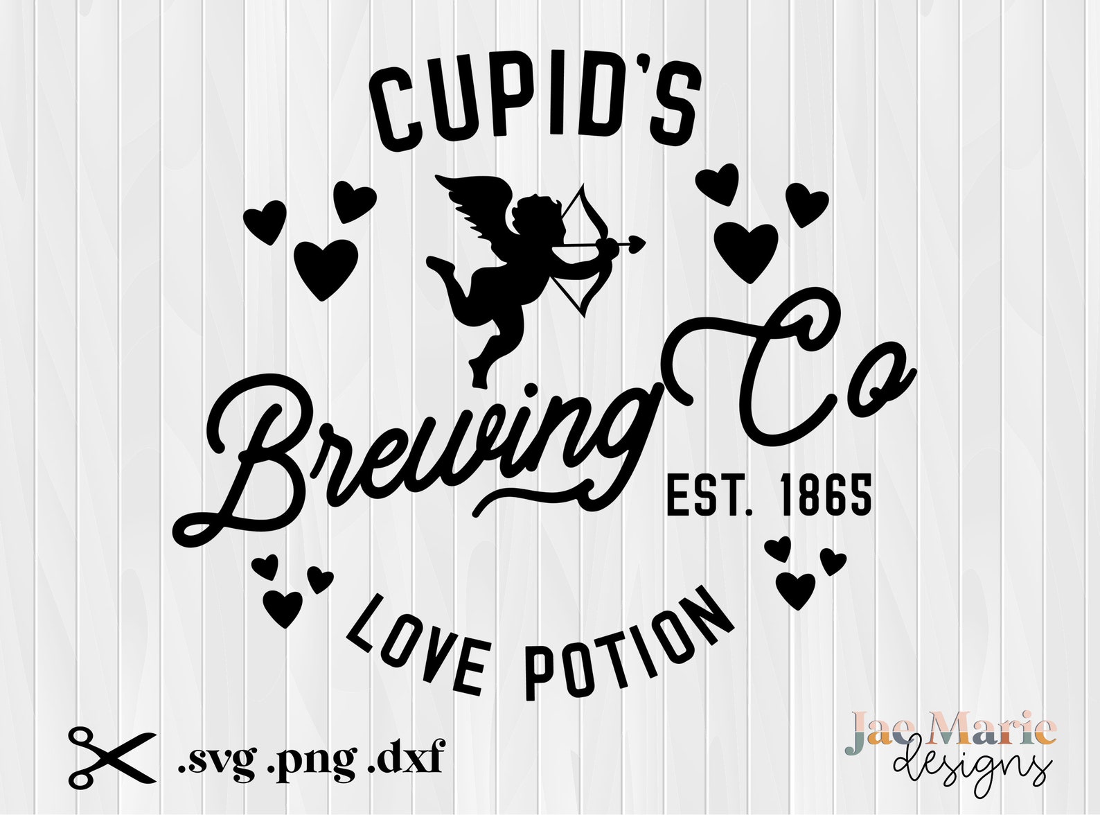 Cupid's Brewing Co Svg Valentines Svg Cupid Svg Vintage - Etsy