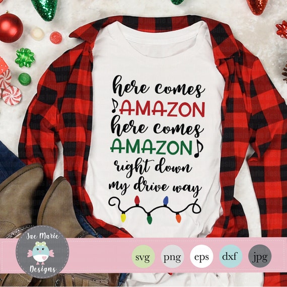 Download Amazon Christmas Shirt Svg Funny Holiday Svg Files Etsy