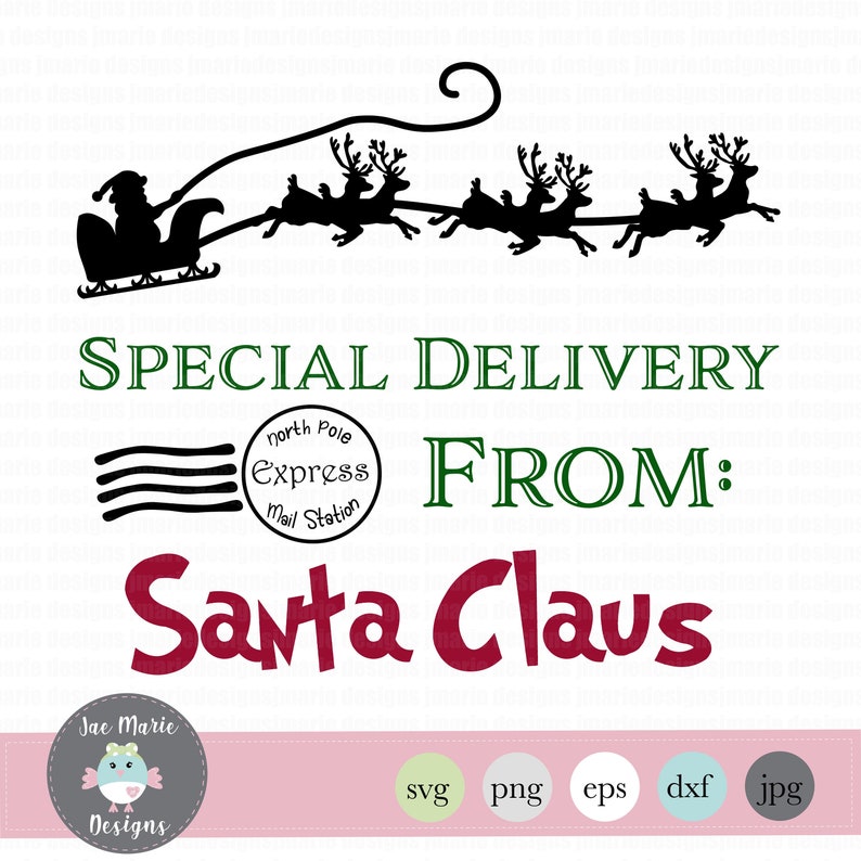 Download North Pole Express svg santa sack svg santa tag svg north | Etsy
