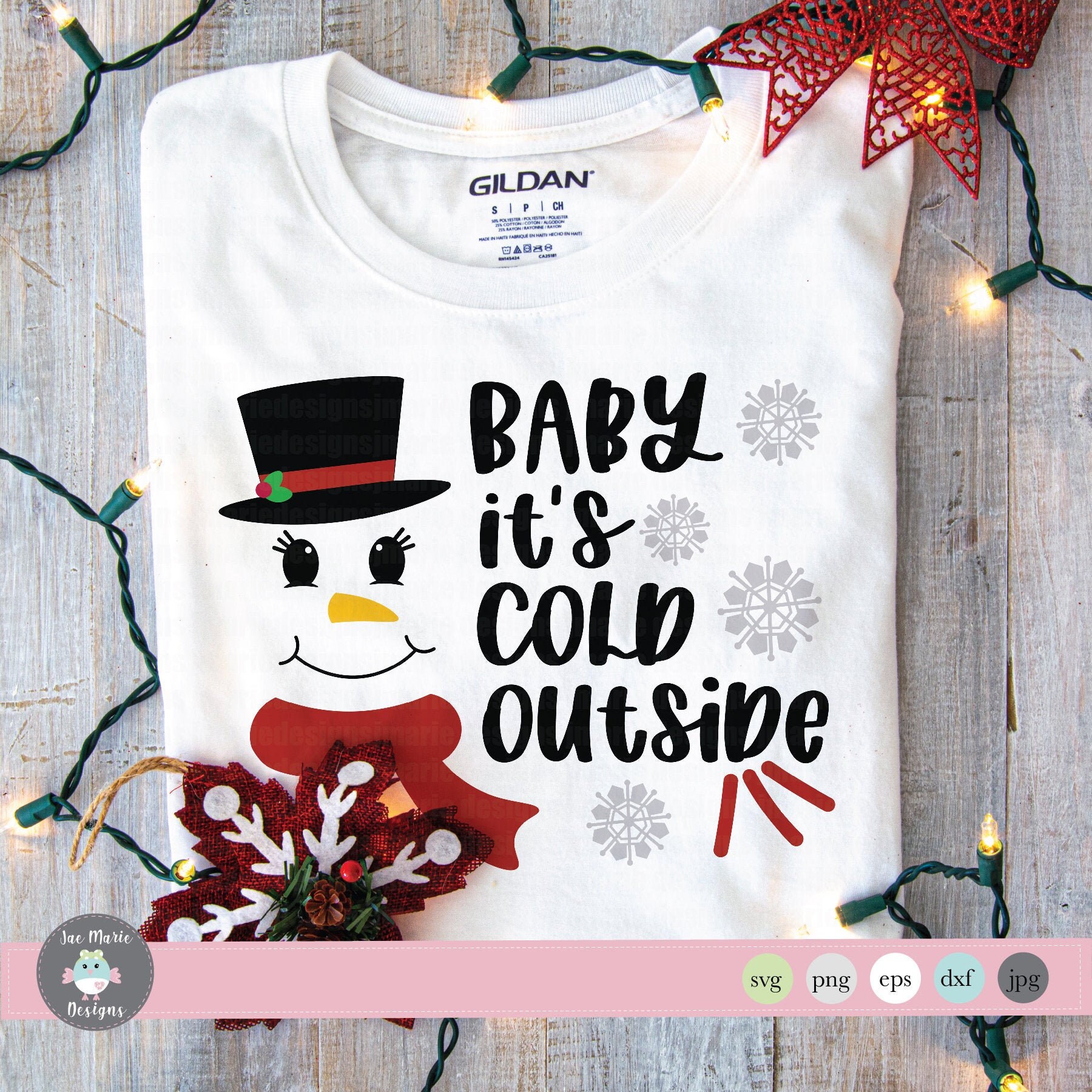 Download Baby Its Cold Outside Svg Snowman Svg Cute Snowman Svg Etsy