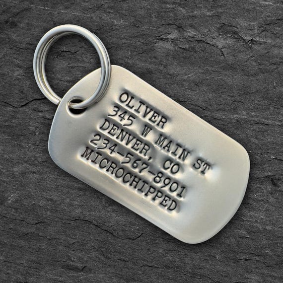 Custom Military Dog Tag For Your Dog