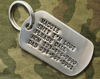 Military Dog Tag For Your Dog,  Personalized With Your Information