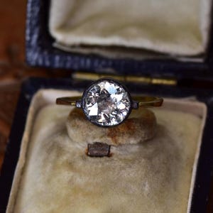 Georgian Style Old European Cut Diamond Engagement ring