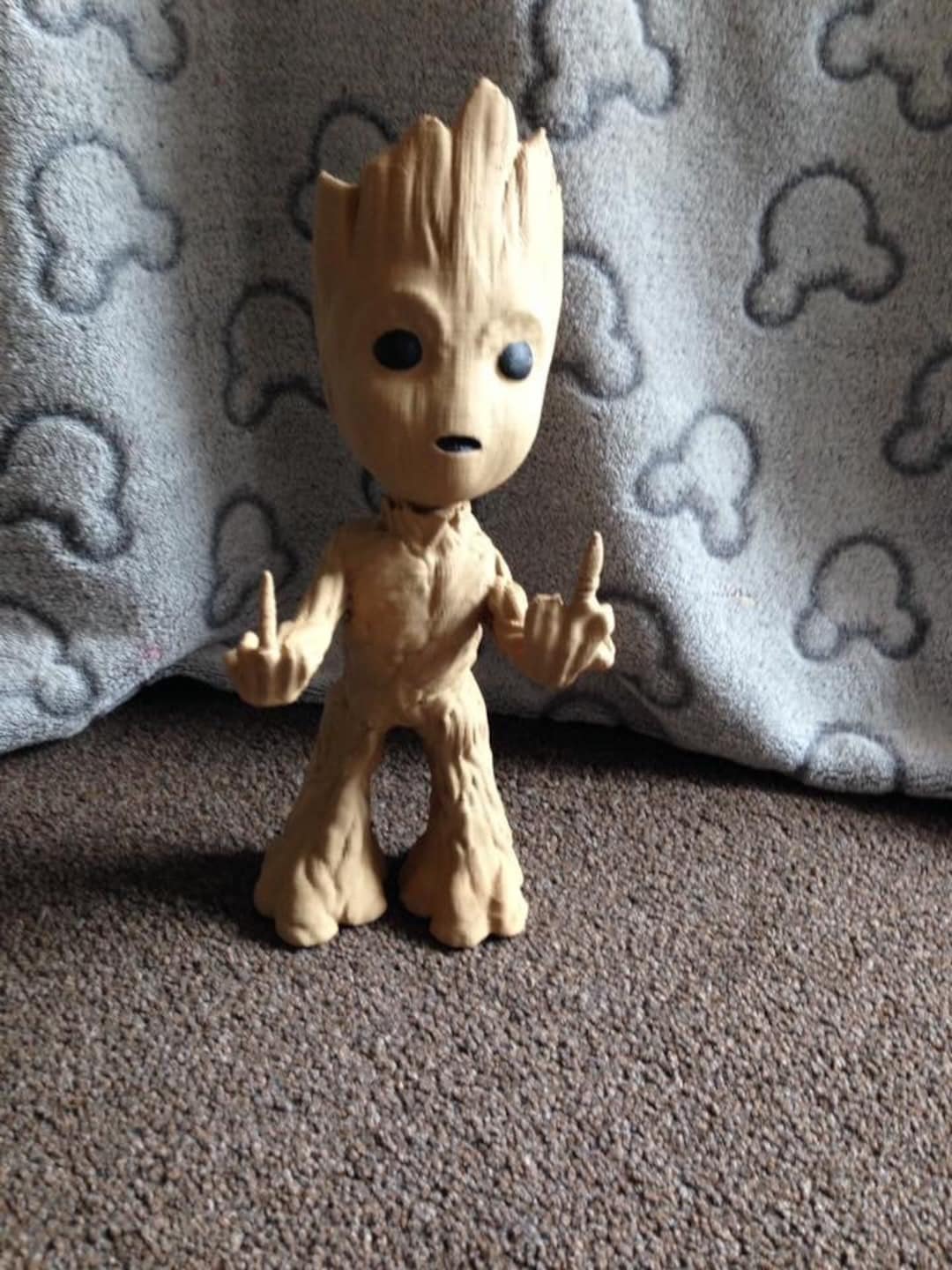 Angry Baby Groot Figure - Guardians of the Galaxy