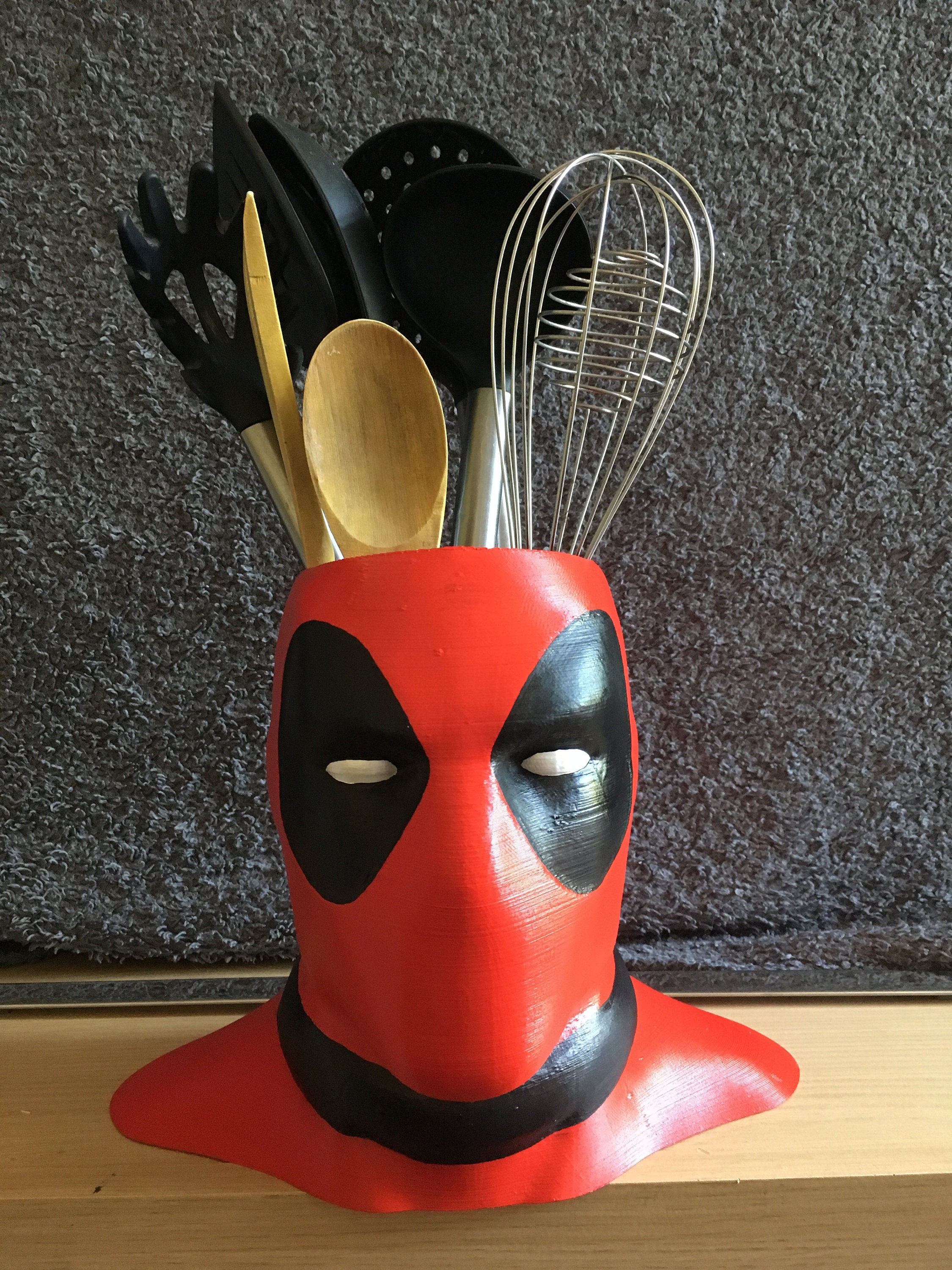 deadpool knife block and utensil holder