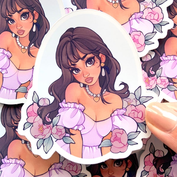 Selkie Girl Mirror Sticker