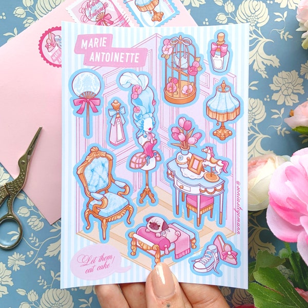 Marie Antoinette Sticker Sheet