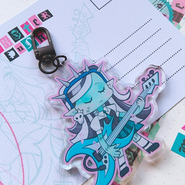 Monster Punk acrylic charm