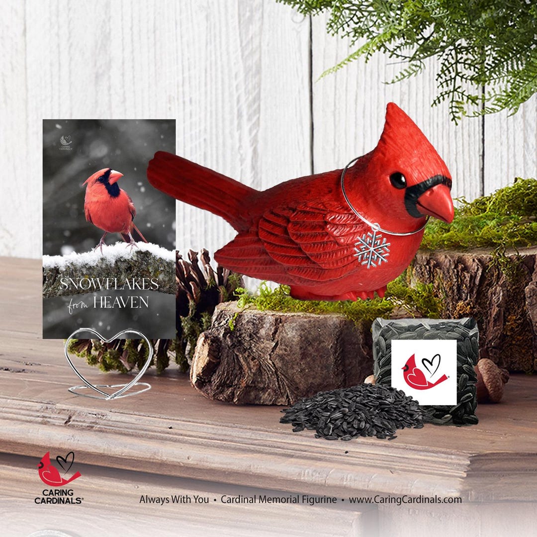 Cardinal Memorial Figurine - CHRISTMAS IN HEAVEN: Cardinal Figurine ...
