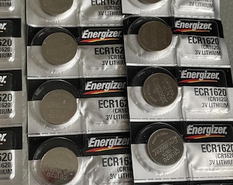 Energizer ECR1620 Lithium 3V Batterien CR1620 5er Pack Knopfzellenbatterien Auto Fernbedienung Uhren Andere Geräte Neu