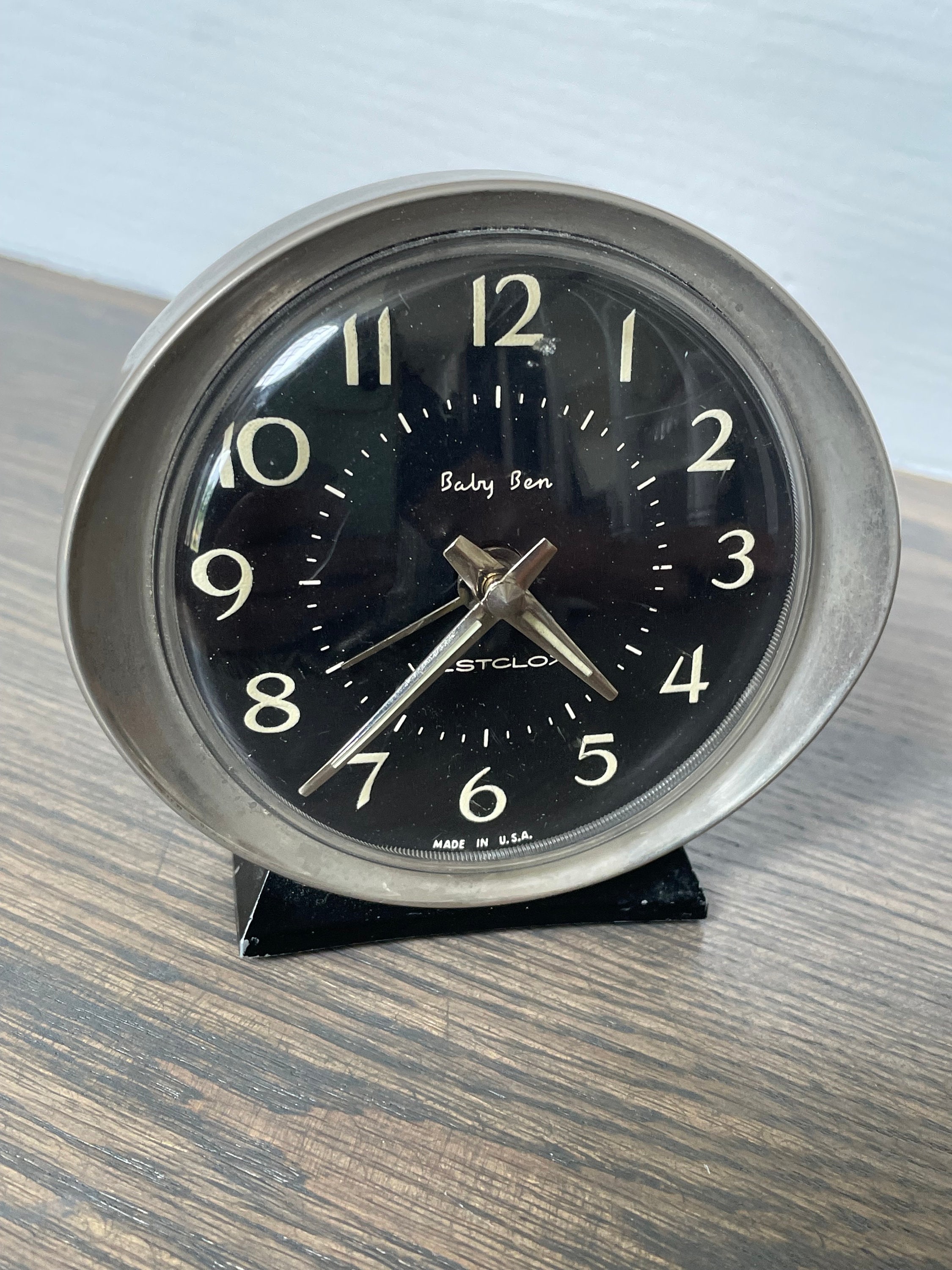 Vintage Baby En Westclox Table Clock Working Rare - Etsy