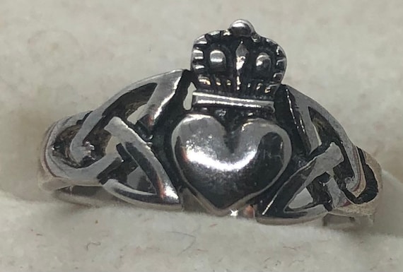 Amistad Claddagh Significado Anillo Claddagh Vintage De Plata De