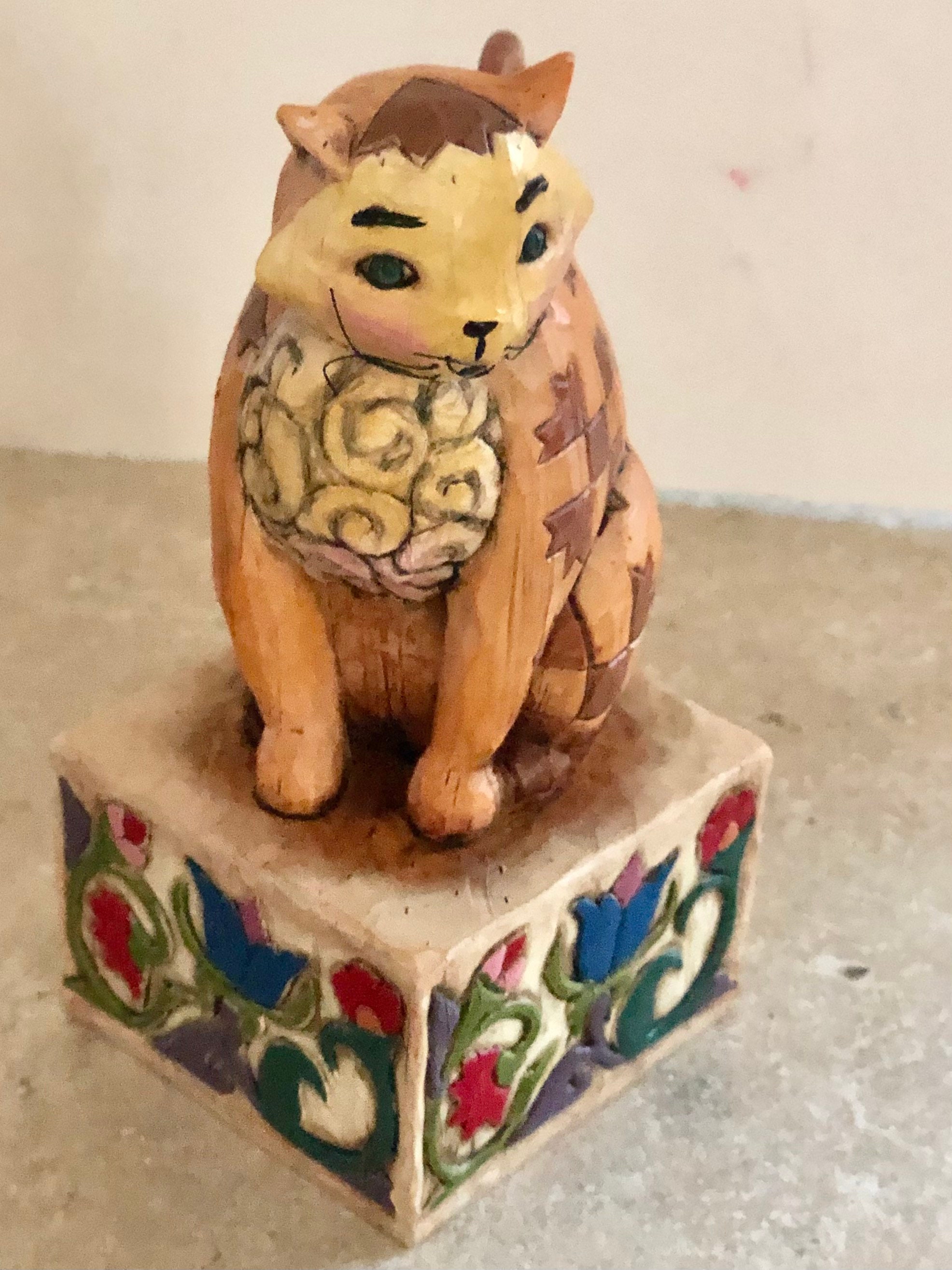 Jasper Jim Shore Cat Figurine Yellow Cat 114424 Heartwood Creek