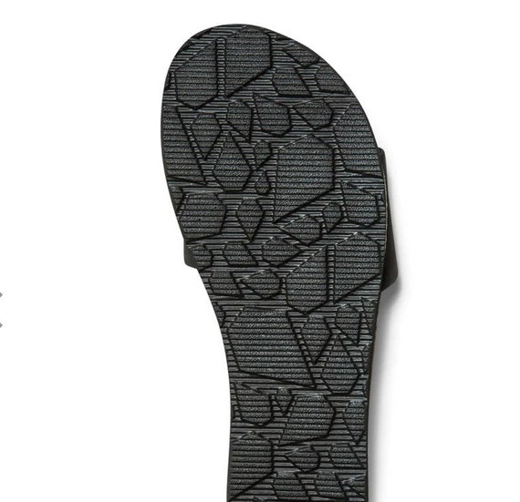 Volcom Simple Slide Black Sandals Size 8 - image 5