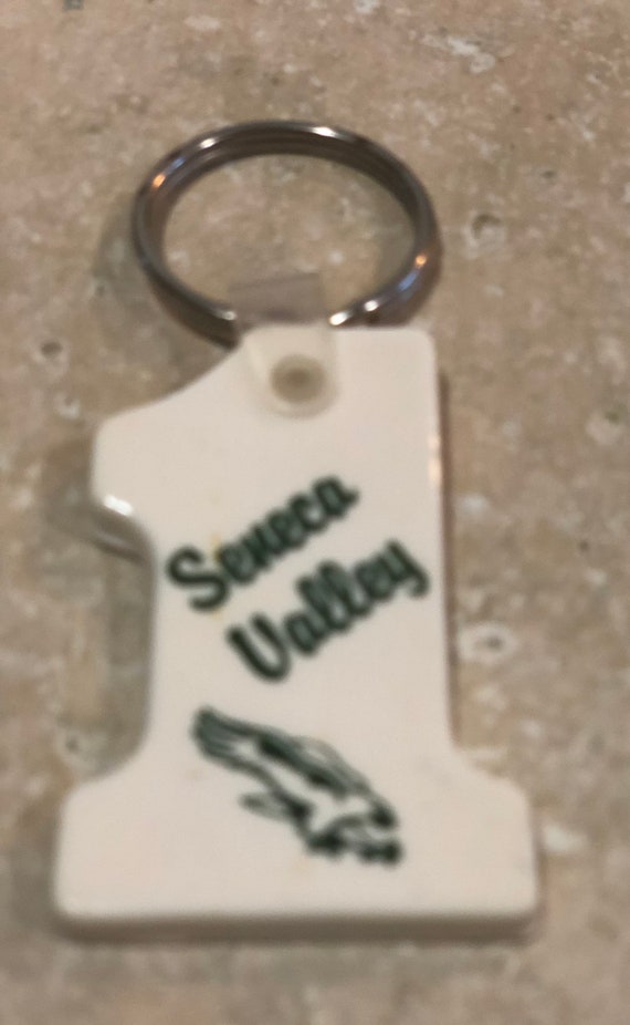 Vintage Seneca Valley PVC Keychain