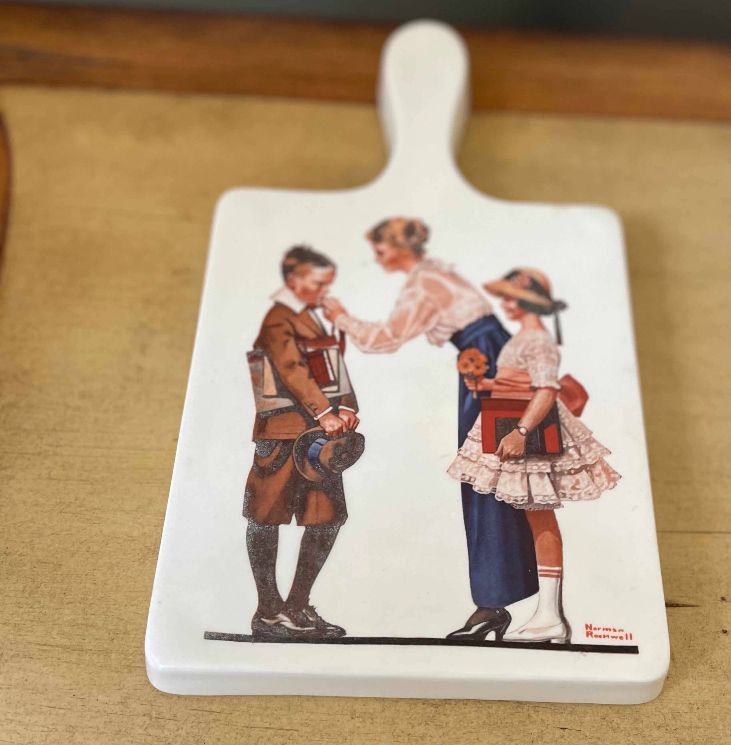 ヴィンテージ カッティングボード ヴィンテージ セラミック チーズボード / カッティングボード レア