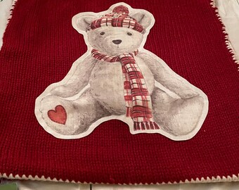 House de cousin Teddy Bear Cozy pillow cover 20”x20”
