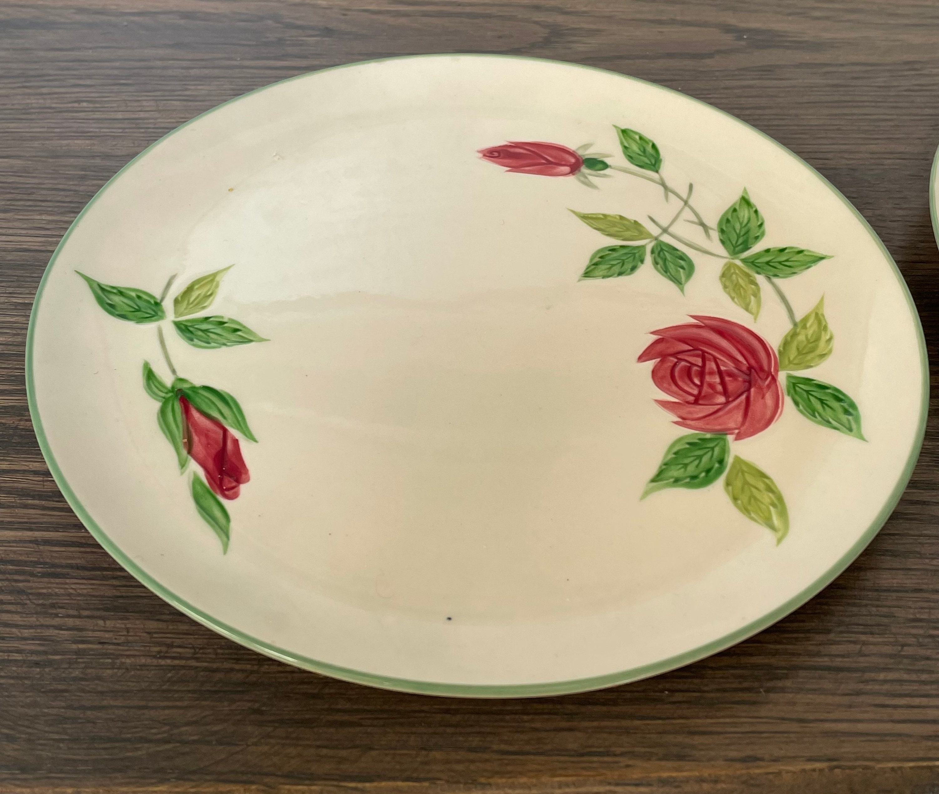 Vintage Maruta by June Rose Set of 2 Dinning Plates Japan - Etsy
