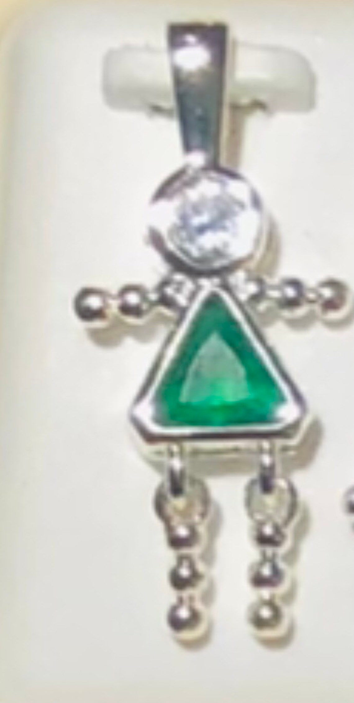 Birthstone Baby Charms 925 Sterling Silver Boy or Girl Etsy