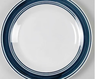 Mainstays Casual Cobalt Blue Double Banded Dinner plate